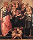 Rosso Fiorentino Madonna Enthroned with Four Saints painting